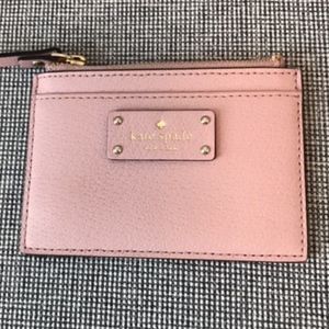 Kate Spade light pink coin purse/card holder